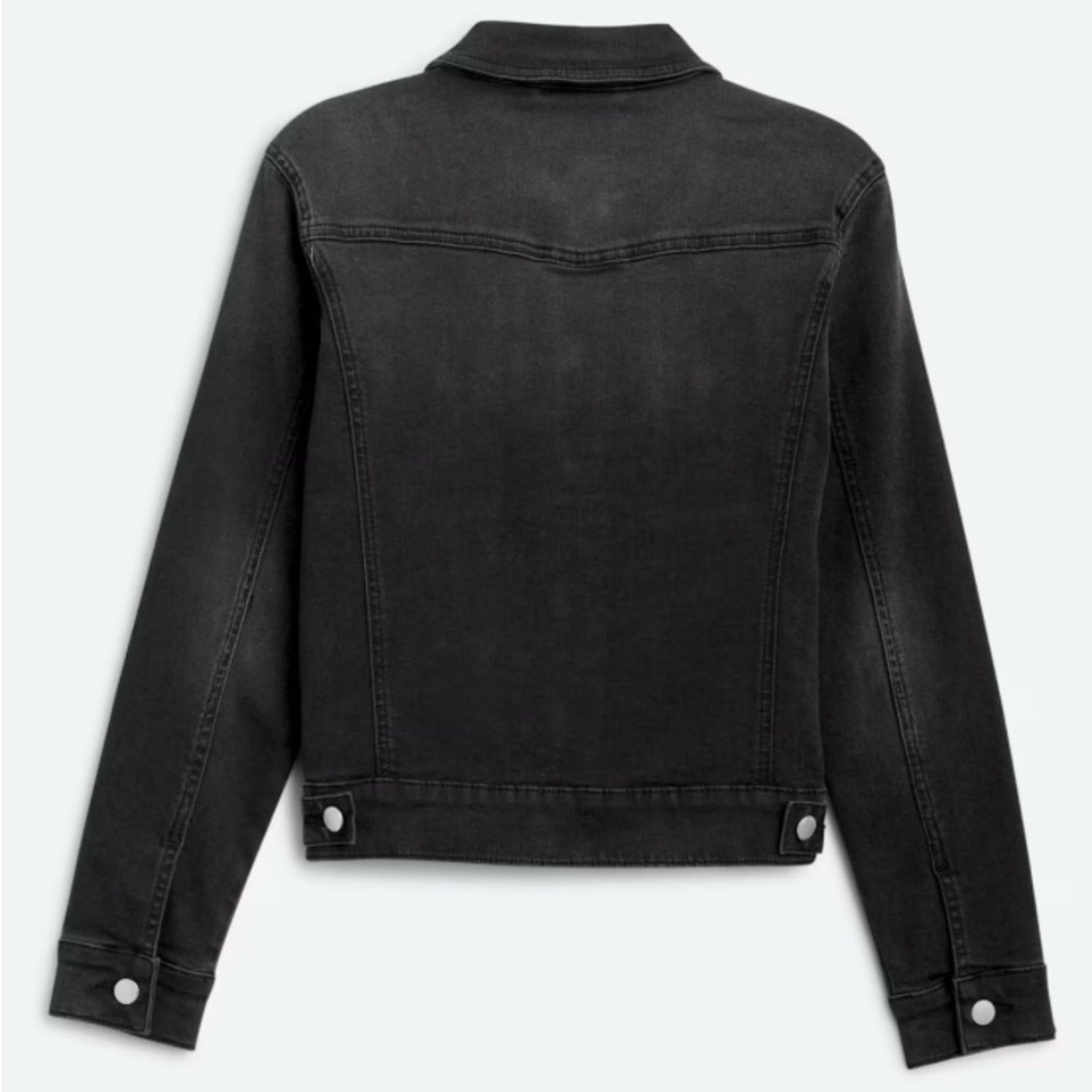 Prosperity Women's Classic Black Denim Jacket NWT - Picture 4 of 5